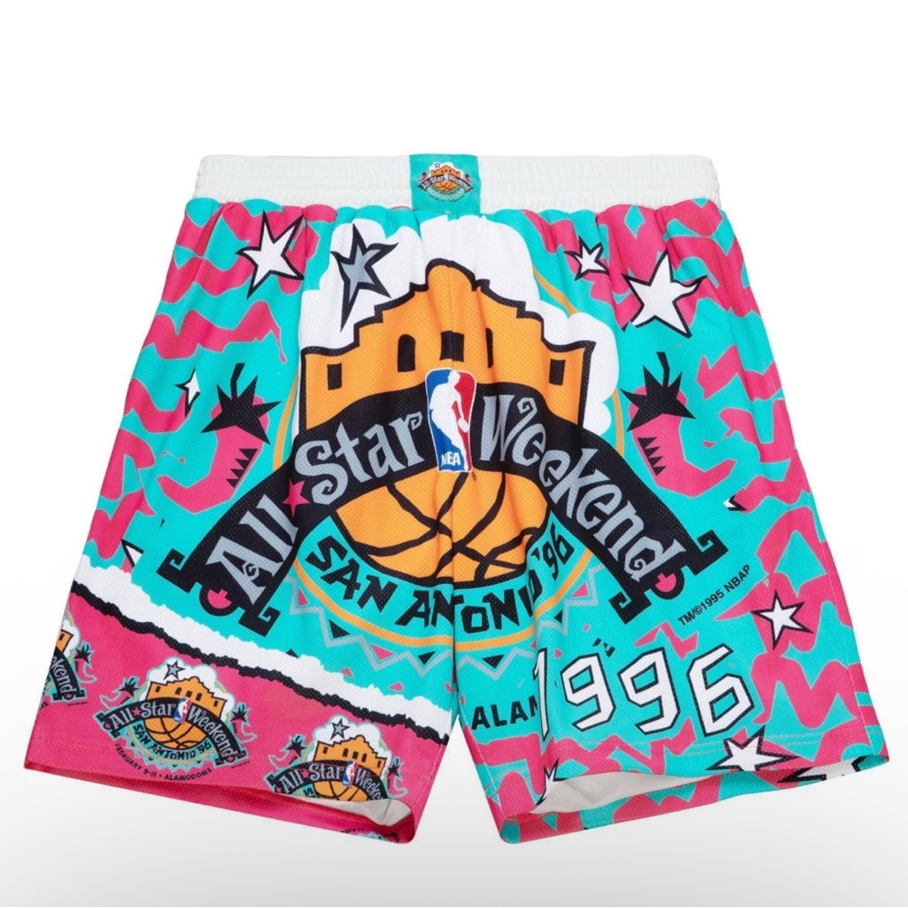 NWT - Mitchell & Ness, NBA x Jumbotron 2.0 All-Star Weekend 1996 Shorts, Size L